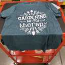 MAIHUN Garden Shirts Women Plant Lover T Shirt Gardening Graphic Tee Gardener Gift Tops, Small