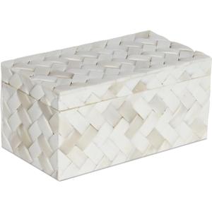 Handicrafts Home Decorative Organizer Box 10x5 – Large Keepsake Box with Lid, Modern Decorative Storage Box, Bohemian Coffee Table Décor, Jewelry & Memory Box, Decorative Accent Box for Home Décor