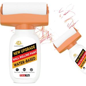 White Paint for Wall, 500g White Touch up Paint for Walls, Waterproof Whites Wall Paints, Quick-Drying Walls Repair Kit, Ready to Use Interior Paints, Covers Stains, Graffiti