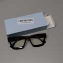 Livho Oversized Eyewear Frame for Woman and Men - Rectangle Fashion Glasses for Computer, Chic Preppy Frame (Coco Tortoise)