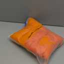 Lelepet Reversible Dog Coat Waterproof Dog Jacket Windproof Puffer Vest for Winter Warm Lightweight Coats for Dogs Adjustbale Hook & Loop Pet Apparel with Leash Hole, French Bulldog, Orange, Large