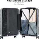 Hardshell Luggage, Lightweight Suitcase with Spinner Wheels, Silver Size	20/24/28 Inch
Item Dimensions L x W x H	19"L x 12.6"W x 29"H