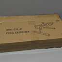 Pedal Exercise mini Exercise Bike for Leg and Arm Recovery Exercise Lightweight and Portable Floor Bike (Grey-01)