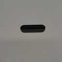 Peaha 20 Pack Black Finger Pulls for Cabinets 3 inch Matte Black Cabinet Pulls Edge Pulls for Cabinets 76mm Hole Centers