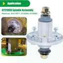 GY21098 Spindle Assembly Greased with GX20367 Pulley Replaces AUC15811 Mower Deck Drive Spindle, GY20454, GY20962, UC23728 for John Deere 42 inch D110 D130 D105 LA115 D125 LA105 E100 E130 Deck