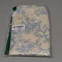 GOLIANDA Baby Blue Pillow Covers 20x20 Set of 2 Blue and Cream Floral Chinoiserie Throw Pillows Vintage Rustic Toile Flower Decorative Pillowcase Outdoor Chinoiserie Decor Cushion Case for Couch Sofa