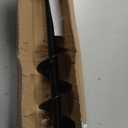 4"x24" Auger Drill Bit for Planting, Designed for Hard & Rocky Soil, Heavy-Duty Post Hole Auger with Upgrade Dual-Sharp Blades Tip, Garden Spiral Drill Bit & Plant Hole Digger, for 3/8" Hex Drive Drill