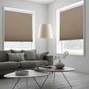 Homebox Cordless 100% Blackout Cellular Shades for Home, Shades for Indoor Windows, Honeycomb Blinds 29" W x 72" H Brown