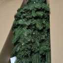 6 Ft Artificial Christmas Tree, Premium Outdoor Holiday Christmas Tree for Home, Office, Party Christmas Decoration, 1168 PE+PVC Branch Tips, Easy Assembly, Metal Hinges & Foldable Base, Green