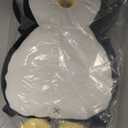 JunNeng Baby Head Protector Backpack, Toddler Walking Fall Head Protection, White Black Penguin