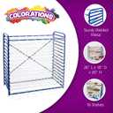 Colorations Art Drying Rack, Classroom Art Supplies, Tabletop or Wall Mount, School Art Drying Racks, Painting Stand, Studios, Homes, or Classrooms, Metal Shelves to Dry Paintings, 26" x 18" x 26"