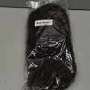 Isaic Ponytail Extension, 20 inch Curly Claw Clip in Ponytail Voluminous Synthetic Hairpiece for Daily Use(Dark Brown)