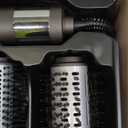 5 in 1 Hair Air Styler - Rotating Brush 110,000 RPM for Fast Drying, Automatic Wrap Curlers for Curling, Frizz-Free Styling Brush for Straightening and Volumizing with No Heat Damage (Gray)
