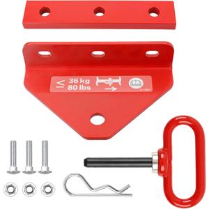 Hitch Kit Compatible with Exmark Toro Zero Turn Hitches, Lawn Mower Trailers Hitch Parts Replace# 109-9487 (Red)