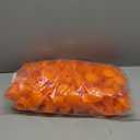Mushroom Rebar End Caps - Plastic Safety Caps (Orange, 100 Pack)