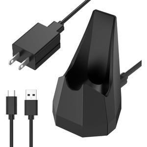 Charging Dock Replacement for Manscaped 4.0 with USB-C Cable, Ac Adapter & Wireless Charging Dock, Wireless Charging Stand Base Compatible Manscaped Electric Groin Hair Trimmer(for 4.0)