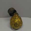 Hot Air Balloon Solar Lantern,Hanging Lantern Outdoor Waterproof Decorative Metal LED Solar Lights for Trees Patio Garden Yard Porch Decor, Gold