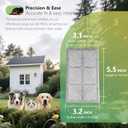 Cat Water Fountain Replacement Carbon Filters Compatible with PetSafe Drinkwell Platinum Pet Fountain, Premium Pet Water Fountain Filter (BLACK, 12 PACK)