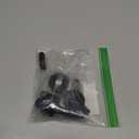 4 Pack Black Control Knobs with Replacement for 12 Adapters, Stove Knobs Replacements, Upgrade Knobs, Wide Application for for Oven Stove Range