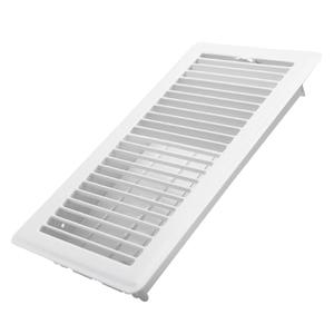 Howeall 6x12 Inch Floor Register - Heavy Duty Steel Walkable Floor Vents - Easy Adjust Air Supply Lever - Vent Covers for Home (White)