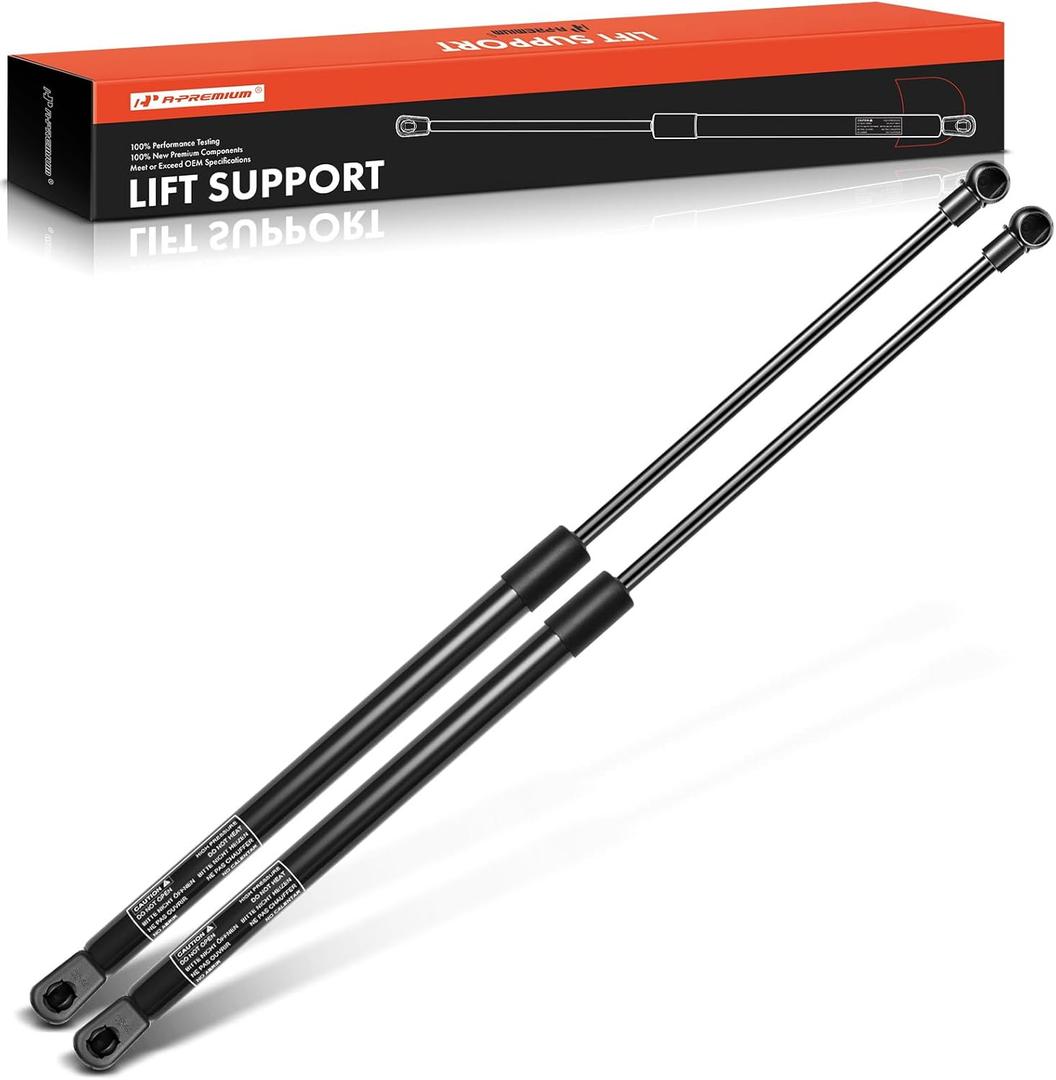 A-Premium Tailgate Rear Hatch Lift Supports Struts Shocks Compatible with Audi Model - Q7 2007-2015, Sport Utility with Power Liftgate, Body Code 4L Only(2-PC Set)