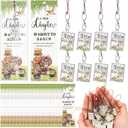 2 x 50 Sets a New Chapter Begins Baby Shower Favors for Guests Storybook Keychains with Bookmarks Book Themed Gifts for Baby Shower Prizes Birthday Party Souvenirs