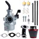 PZ22 Carburetor for Honda XR50 CRF50 Z50 CRF XR 50R Z50R Z50A Mini Trail 50 Compatible with Coolster TaoTao 110cc 125cc SSR CRF50 Pit Dirt Bike 22mm Air Filter