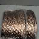 Lanpn Metal Christmas Tree Collar 20 inch, Christmas Tree Ring Collar for Small Mini Pencil Xmas Stand Cover Real Artificial Trees Indoor Outdoor Decoration (Bronze, Twill Weave)