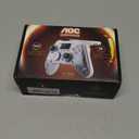 AOC PC Controller  Interactive Screen Wireless Controller Compatible with PC/Switch/Switch 2/iOS/Android, Hall Effect Joystick & Triggers, RGB Lighting, Adjustable Vibration/Turbo, 1000mAh Battery(Black)