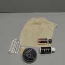 Bald Cap Halloween Makeup Kit for Men & Woman, Complete Bald Cap Costume Character Set, Realistic Bald Cap Kits for Cosplay Make Up, SFX Makeup, Dress-Up Party, Stage, Theater & Film