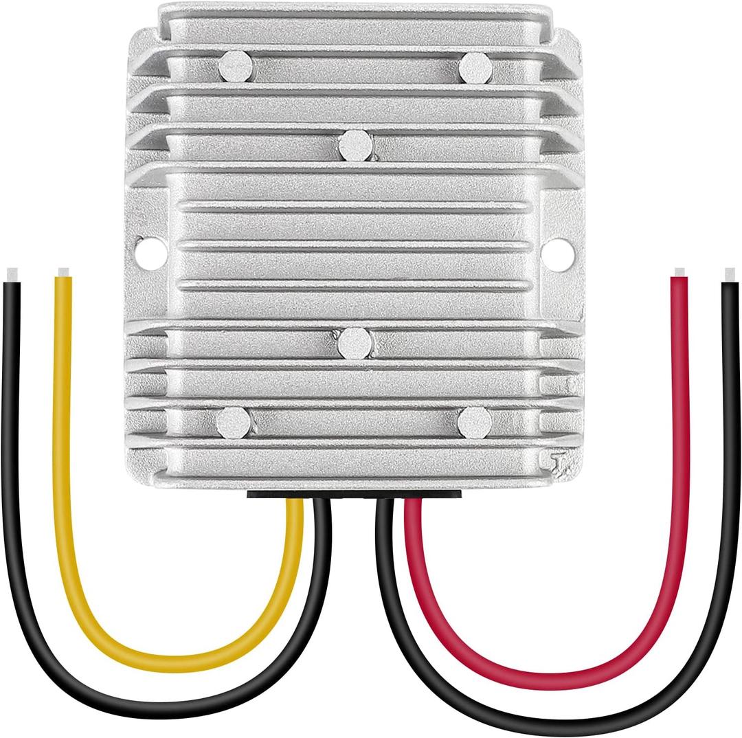 SUPERNIGHT DC 12V Step Up to 24V 5A 120W Power Booster DC Voltage Converter Waterproof for Golf Cart