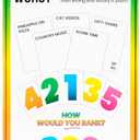 FIRST TO WORST Party Game + After Dark Set Adult Card Game About How Your Friends and Family Rank Things | Funny Ranking & Guessing Board Game for Friends, Game Nights, Parties & Fun Gift Ideas
