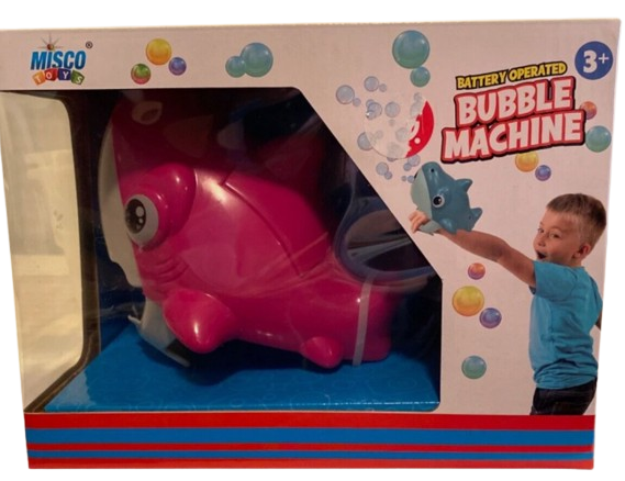 MISCO TOYS SHARK HANDHELD BUBBLE MACHINE