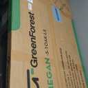 GreenForest Portable Small Desk No Assembly, 2-Tier Compact Computer Desk with Shelf, Space Saving Foldable Table for Home Office, Bedroom or Apartment, Portable Collapsible Sturdy Laptop Desk, Oak (22 x 27.3 inch)