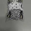 Langsprit Washable Female Dog Diapers (3 Pack) - No Leak Reusable Diapers for Doggy Female in Period - Highly Absorbent Dog Heat Panties with Adjustable Snaps (Small, Black and White)