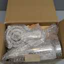 Barillio Bartender Kit - Stainless-Steel Cocktail Shaker Set with Bamboo Stand - Mixology Bar Tools w/Shaker, Drink Mixer Spoon & Muddler for Cocktails - Home Bar Accessories - 10-Pc Bar Set - Silver