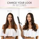 ELLA BELLA Curling Iron 1.25" Professional Hair Curler Curling Wand Ceramic Curling Irons Transform Your Look in Seconds Suitable for All Hair Types Say Goodbye to Heat Damage