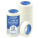 Spartan Industrial - 1" X 60 yd Masking Tape for Labeling, Packing, Art Projects, and More - 12 Craft Tape Rolls, 5.5 Mil