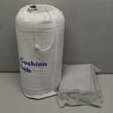 Cushion Lab Travel Deep Sleep Pillow  Compact Memory Foam Neck Pillow for Sleeping, Portable Pillow for Hotels, Camping, Side & Back Sleepers, On-The-Go  Calm Grey