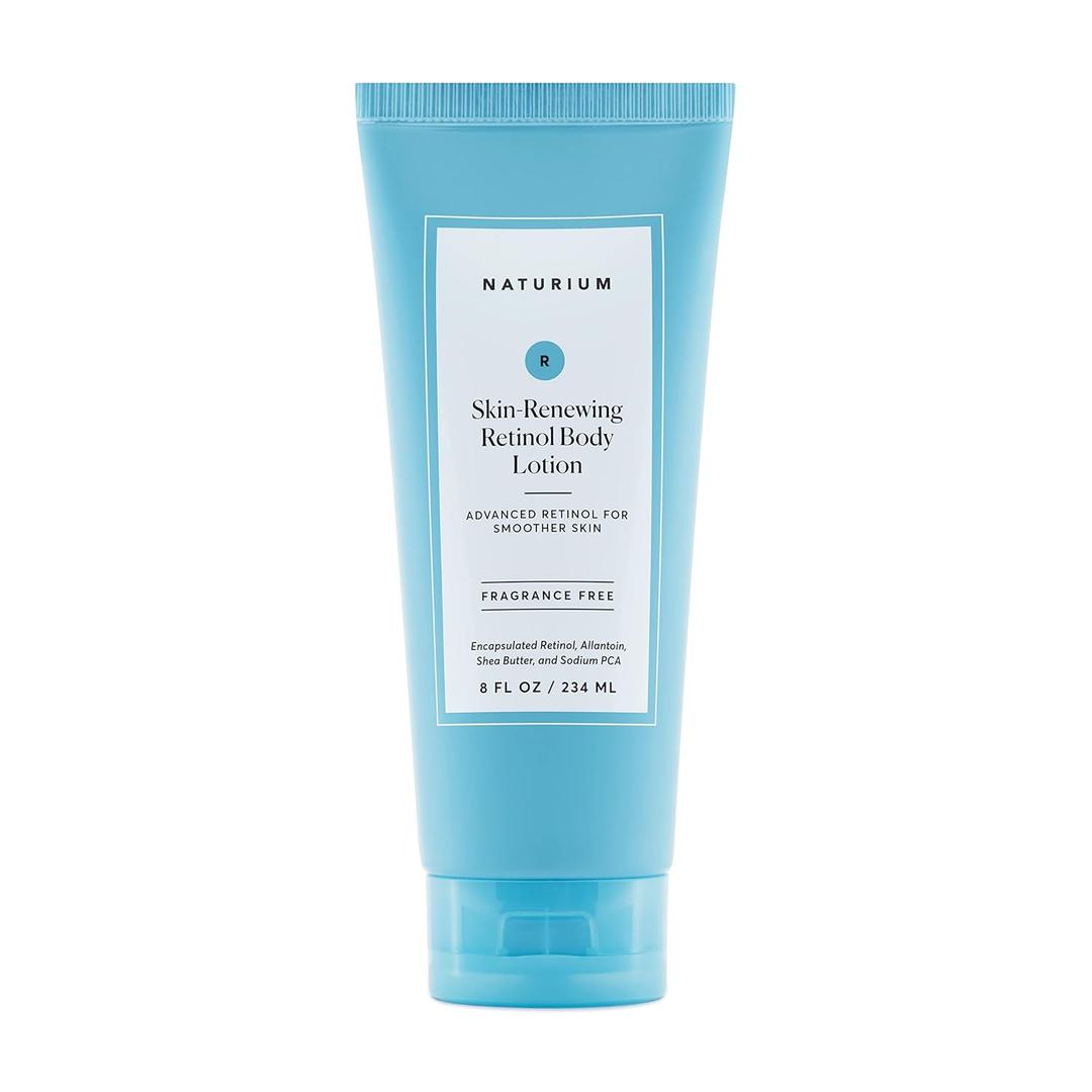 Naturium Skin-Renewing Retinol Body Lotion, Advanced Firming Anti-Aging Skin Care, with Encapsulated Retinol & Shea Butter, 8 oz