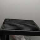 Small Bamboo Dining Bench, 17inch Farmhouse Decor Indoor Kitchen Table Bench, Entryway Shoe Rack Bench, Outdoor Bench, Solid Bamboo Benches for Living Room, Hallway, Bedroom, Bathroom (Black)