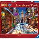 Ravensburger  Christmastime  1000 Piece Jigsaw Puzzle  Dazzling Turn of The Century London City Scene in Stunning Detail  Premium Quality  Ages 12+