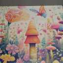 Dishwasher Magnet Cover Decorative Magnetic Cover Panel Sticker Decal Kitchen Decor 23x26 Inch Beautiful Flowers