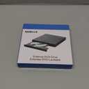 Amicool External DVD Drive USB 3.0 USB C CD Burner CD/ DVD +/ -RW Optical Drive, Slim Portable DVD CD ROM Rewriter Writer Duplicator for Laptop Desktop PC Windows 11/ 10/ 8/ 7 MacBook Mac Linux OS Apple