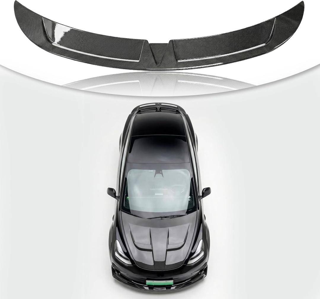 Rear Spoiler Wing for 2017-2026 Tesla Model 3 & Model 3 Highland
Tubro Style ABS Material Rear Trunk Lip Spoiler Tail Wing (Matte Black)