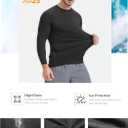 HOPLYNN 4 Pack Workout Compression Shirts Men Long/Short Sleeve Rash Guard Athletic Undershirt Gear T Shirt for Sports 2 Black 2 White, L