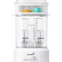 GROWNSY Bottle Sterilizer and Dryer, Compact Electric Steam Baby Bottle Sterilizer (Esterilizador de Biberones), Bottle Sanitizer for Baby Bottles, Pacifiers, Pump Parts