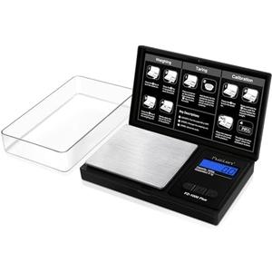 Fuzion Digital Pocket Gram Scale .1 Gram Accuracy, 1000g Small Jewelry Scale, Mini Digital Scale for Food, Herb, Spice, Coin - Weight Gram and Oz