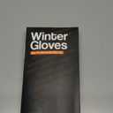 rivmount Snow Winter Gloves with Waterproof/Touchscreen/Thermal Warm, Glove for Cold Weather Running, Cycling, Ski, Women Men (XX-Large, Black)