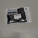 Women's Seamless Camel Toe Proof Thongs - Anti Camel Toe Concealer Underwear (Black, M)